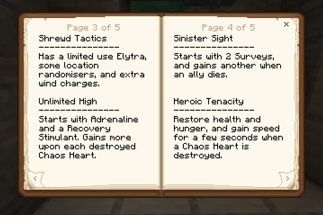 4 of the 9 available perks available for the Stoppers