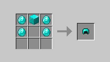 Crafting a diamond helmet now requires a diamond block for better balance.