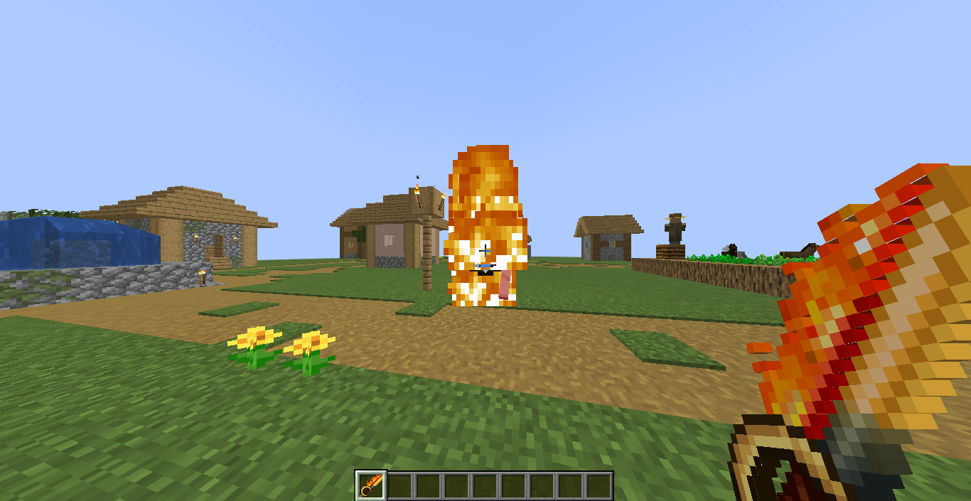 Right Click to Use Fire Power