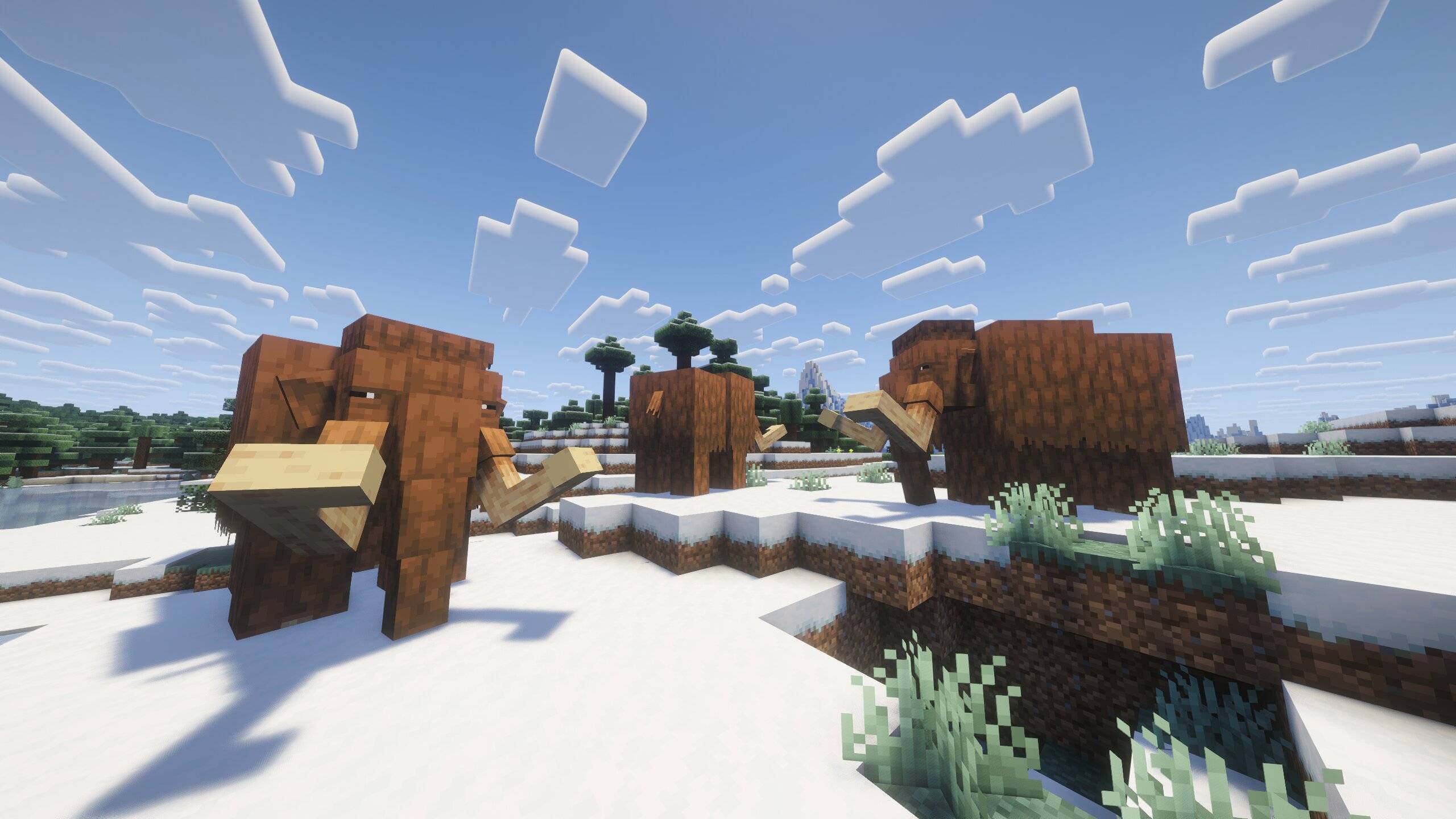 Thumbnail A herd of Woolly Mammoth