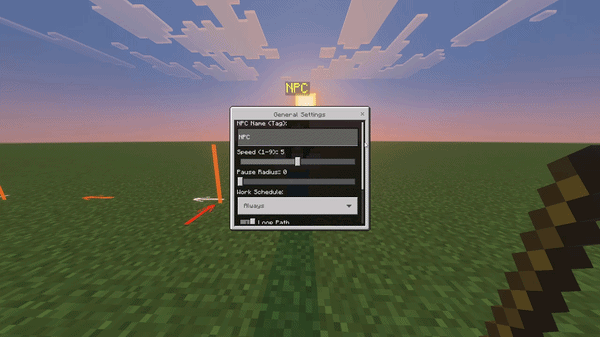 Starting the NPC