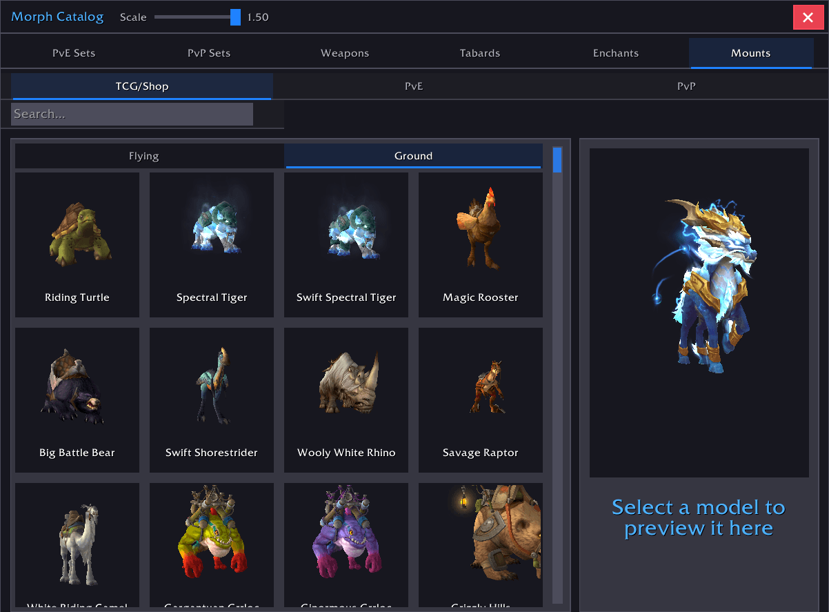Catalog Mounts