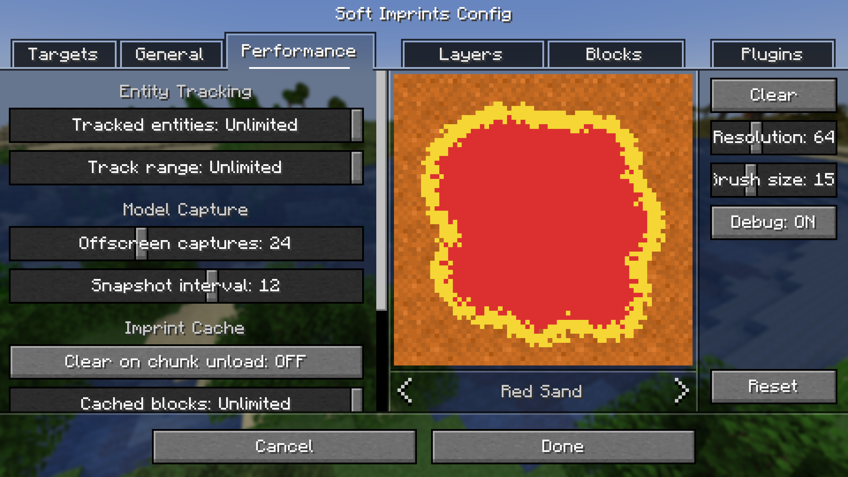Settings 2/2