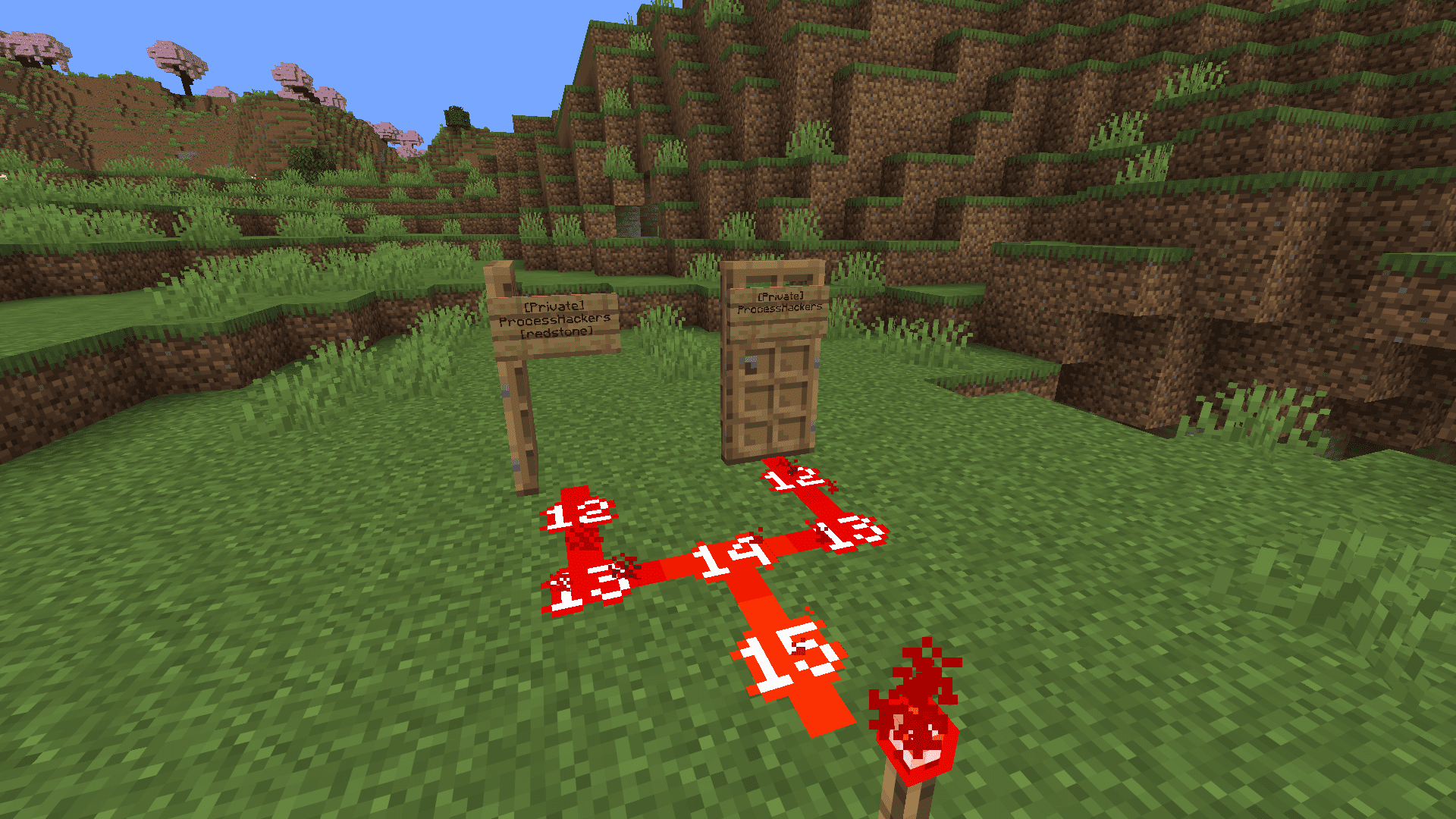 Sign Lock also protects locked blocks from redstone interactions, preventing unauthorized access through pistons, hoppers, or other redstone tricks.