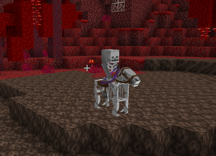 Thumbnail Skeleton on a Skeleton Horse. Soul Sand Valley only.