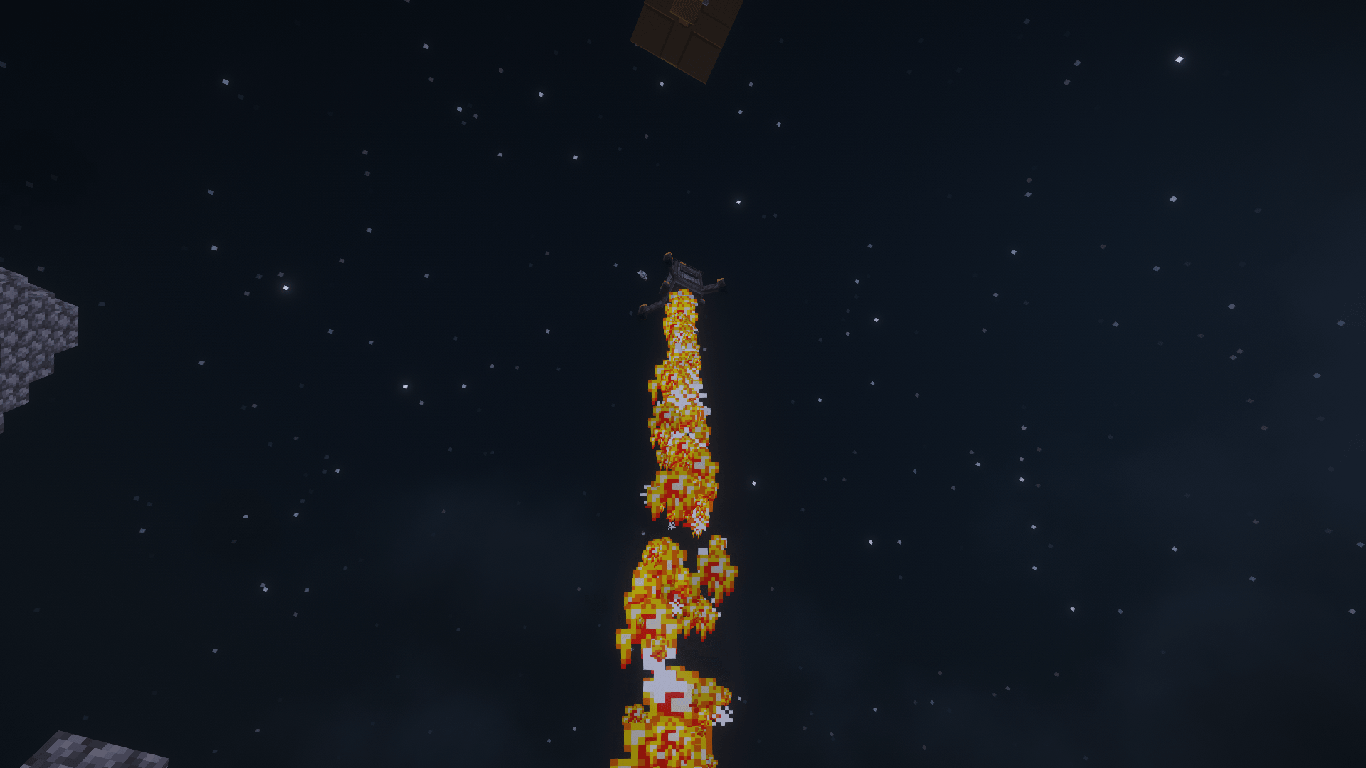 Thumbnail Ad Astra Rocket Launches To The Cosmos On The SMP (taken with complementary reimagined)