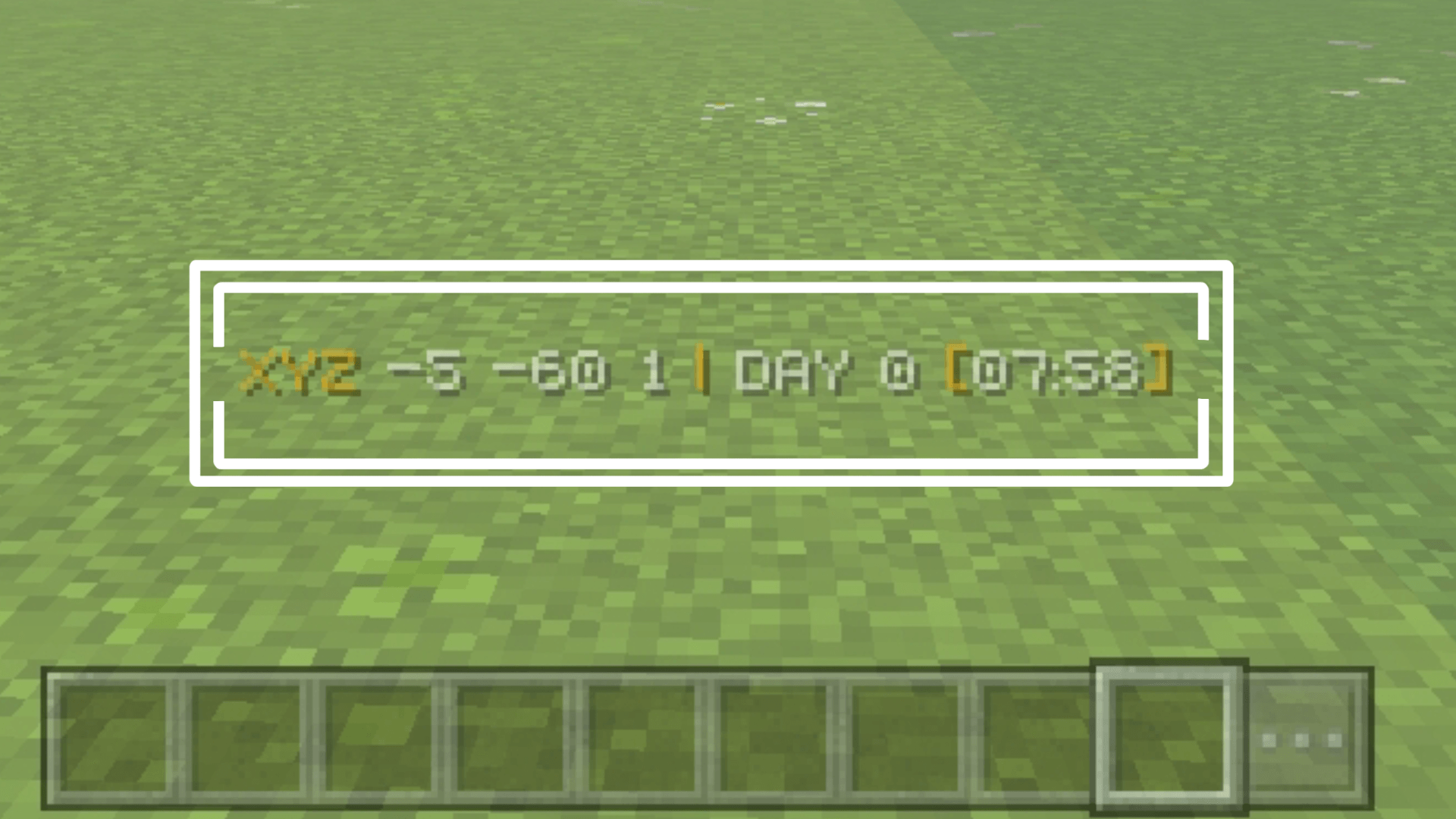 Day Counter With 24 Hours - Minecraft Bedrock Edition