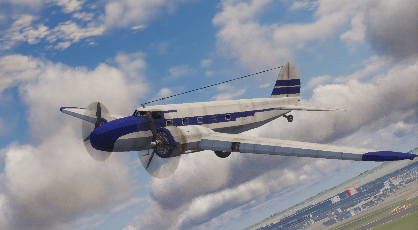 Improvement of 247 which came with traditional windshield and 3 blade variable pitch propeller