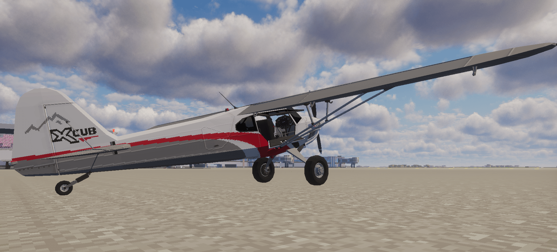 modification of super cub to make it able to takeoff from anywhere