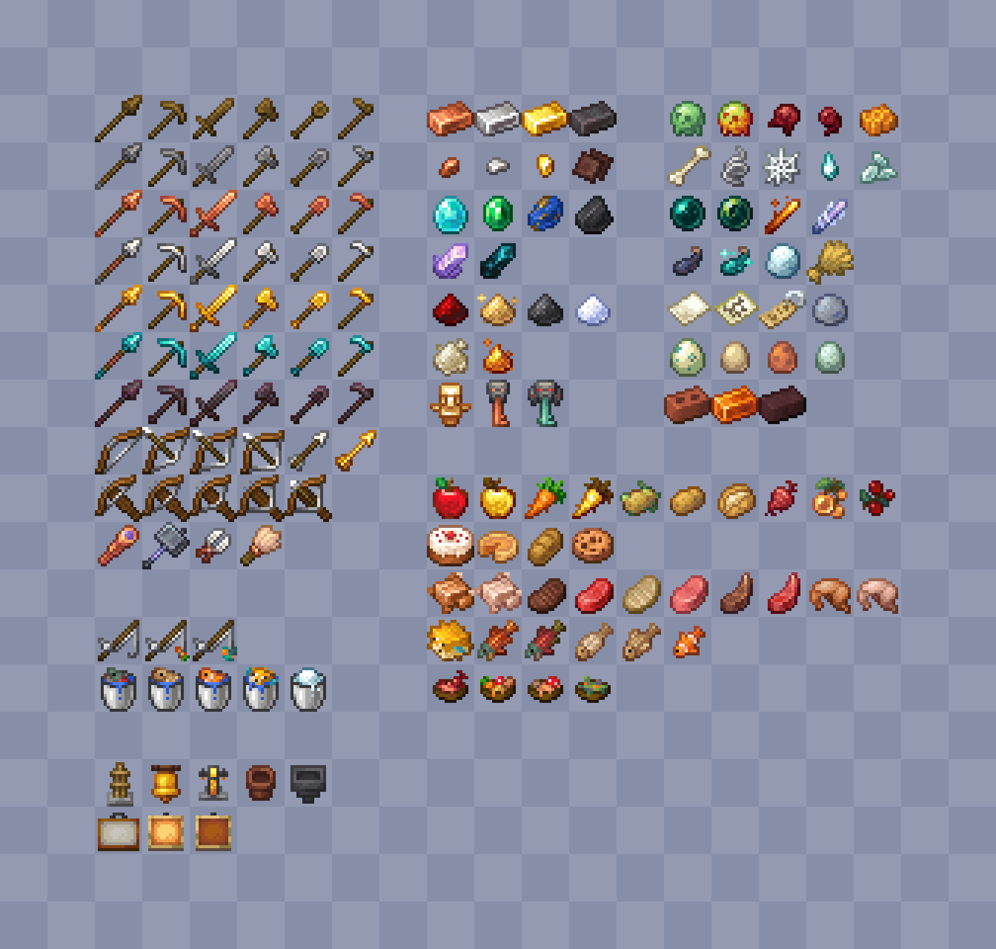 All of vanilla’s b&j item sprites (5.2.0)