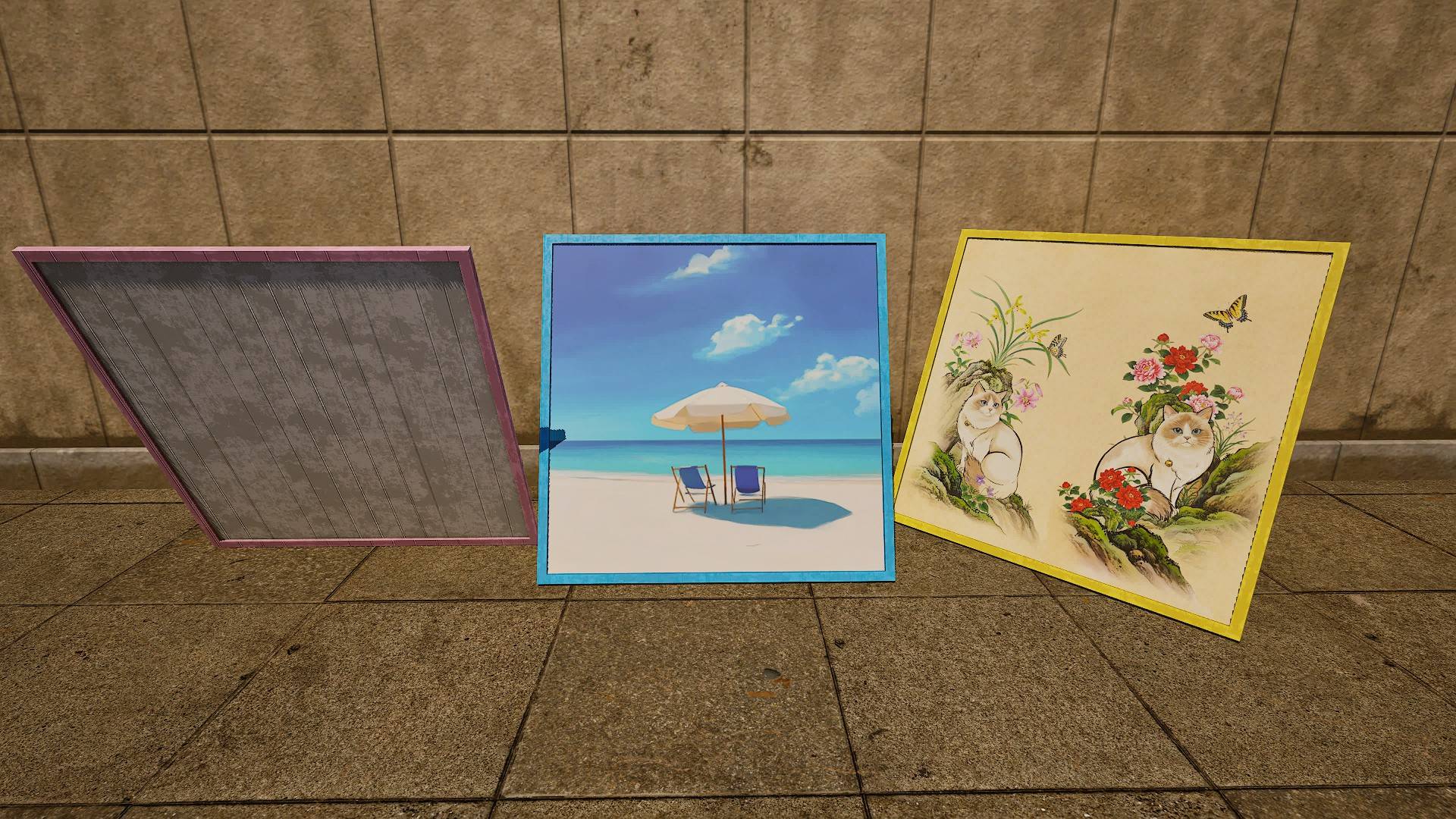 Leaning Picture Frame