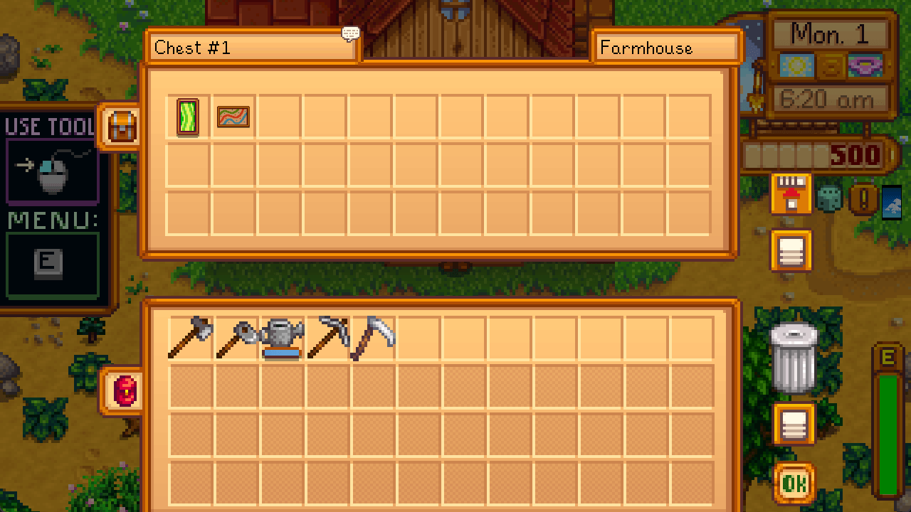 Press B to open Chests Anywhere