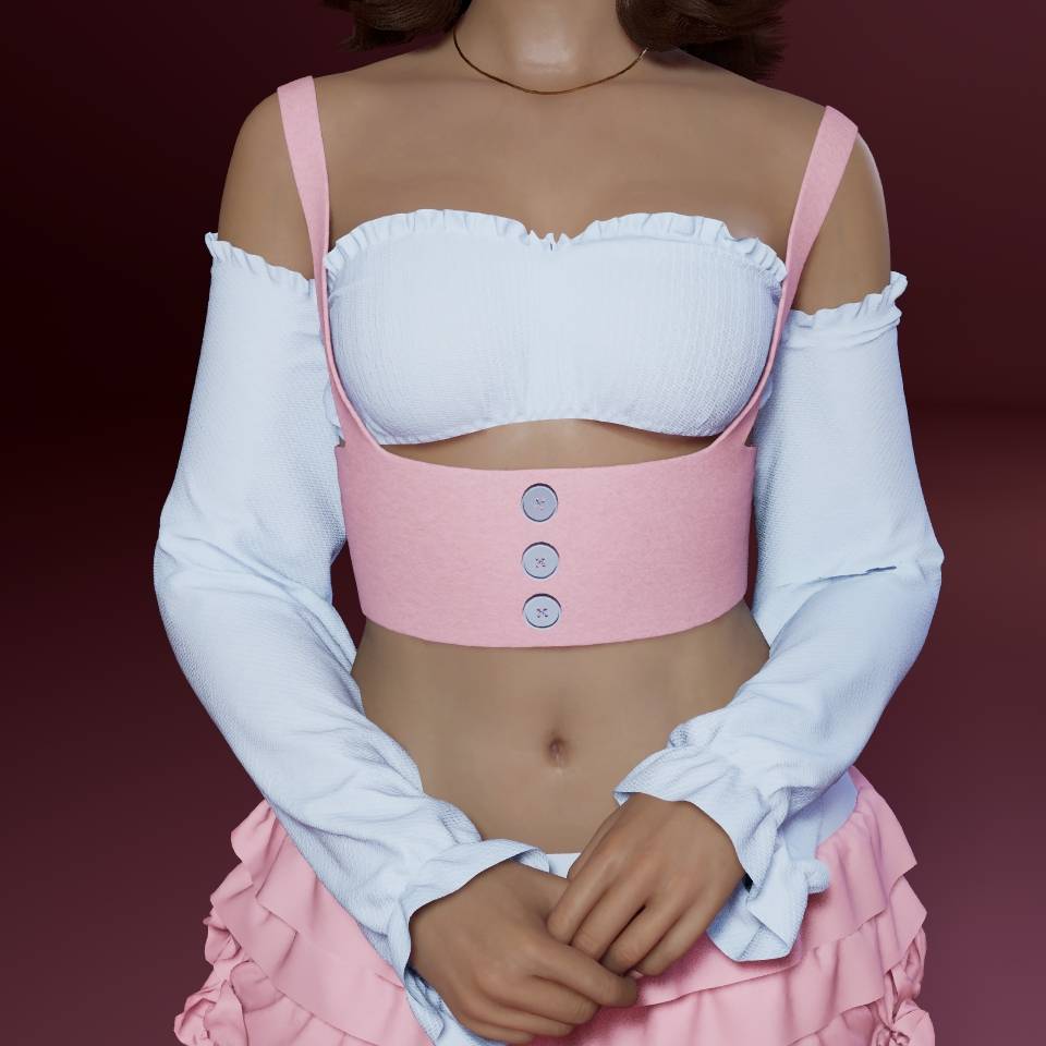 Baby Doll Underbust Corset
