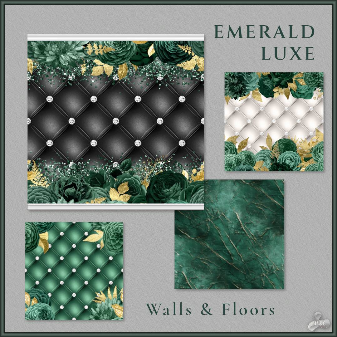 Emerald Luxe Walls & Floors