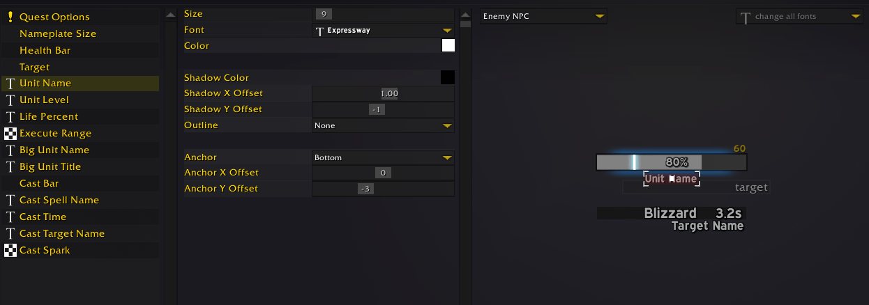Thumbnail The editor panel features a frame divided into three sections: a widget selector on the left, an options panel in the center, and a real-time preview on the right. Users can click preview elements directly, reducing the need to search through option lists.