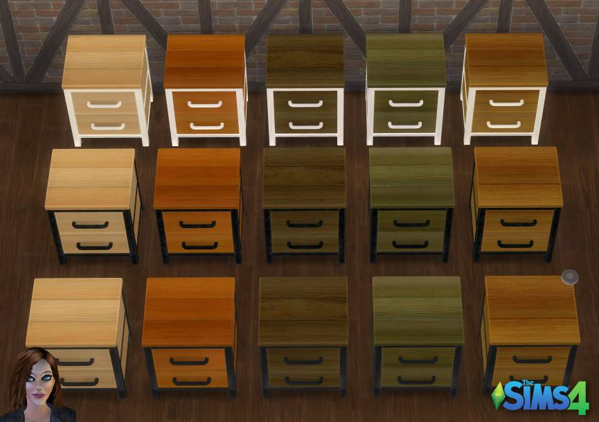 Thumbnail Ironwood Dresser - Black Frame, old frame and white frame swatches