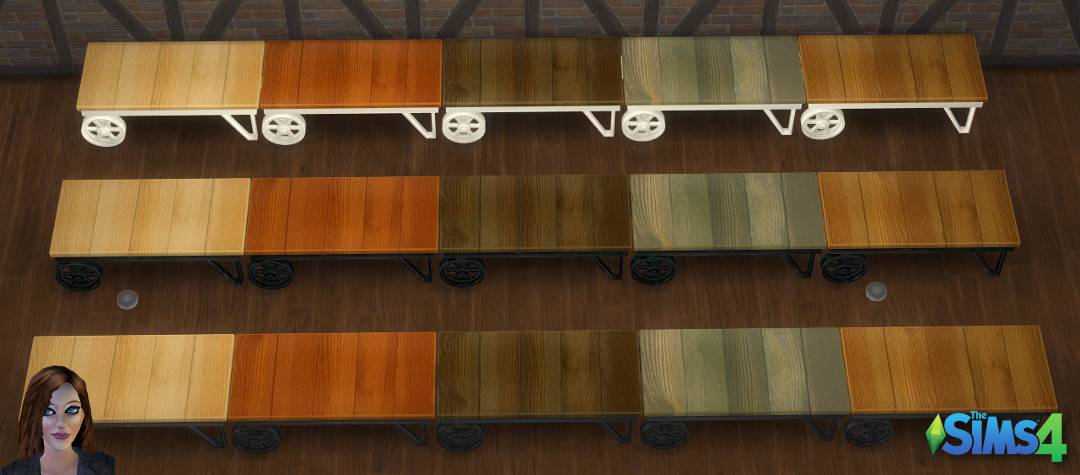 Thumbnail Ironwood Low Table - Black Frame, old frame and white frame swatches