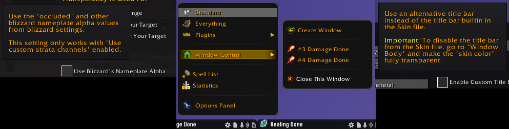 Thumbnail Game Cooltip is an alternative tooltip framework to Blizzard’s GameTooltip. It supports both standard tooltips and interactive menu-style popups.