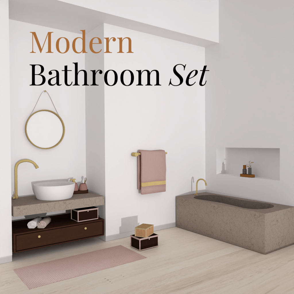 Kaziecc ~ Modern Bathroom set