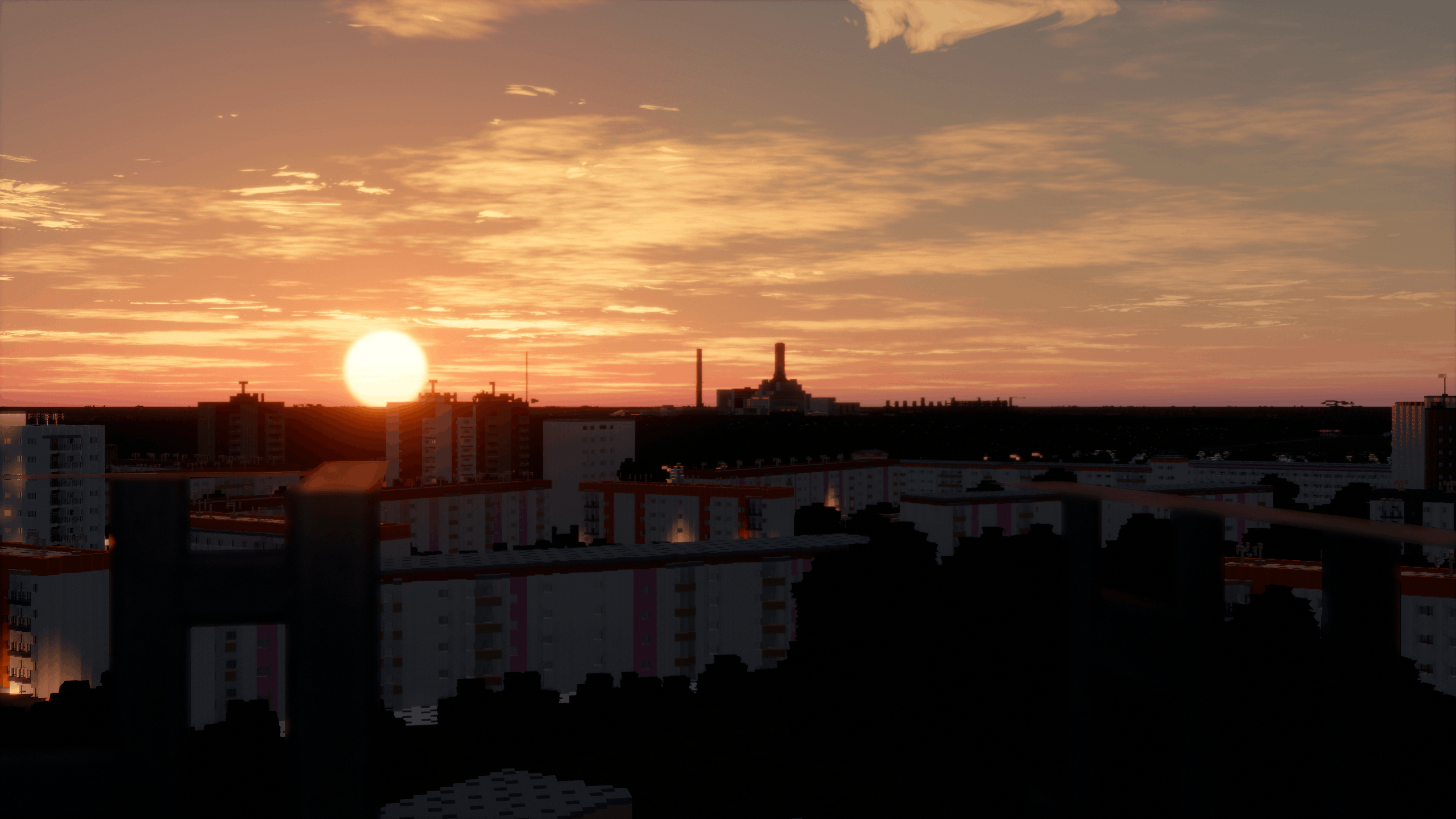 Sunset Over Pripyat