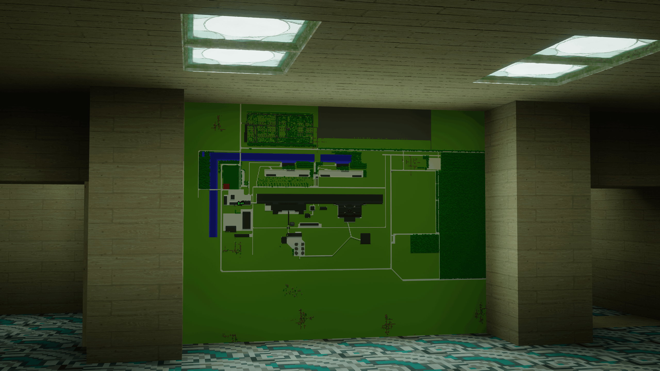 Map of the NPP - in the admin block