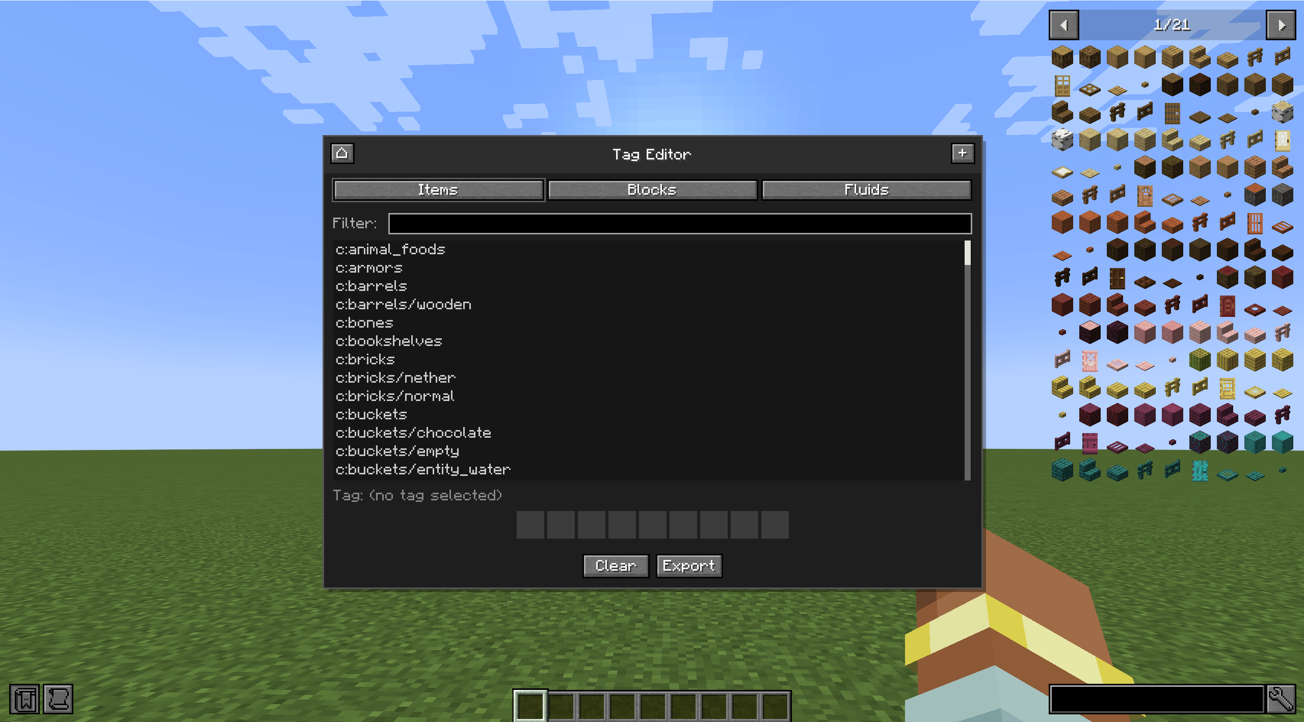 Tag browser and editor