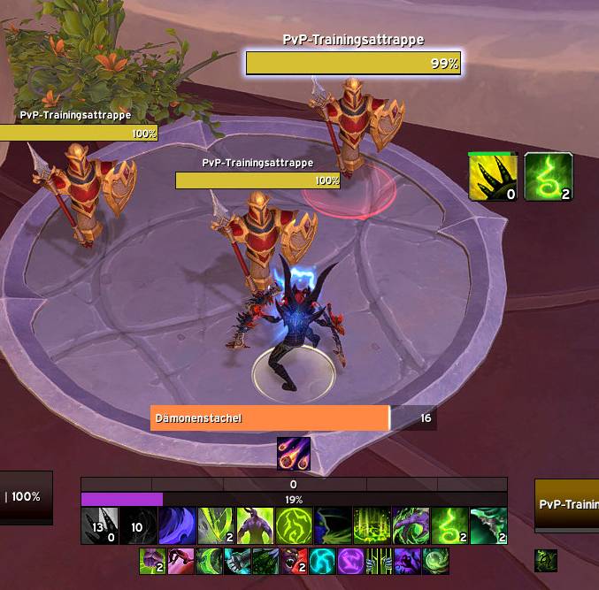 Thumbnail Demon spikes right at your cursor.