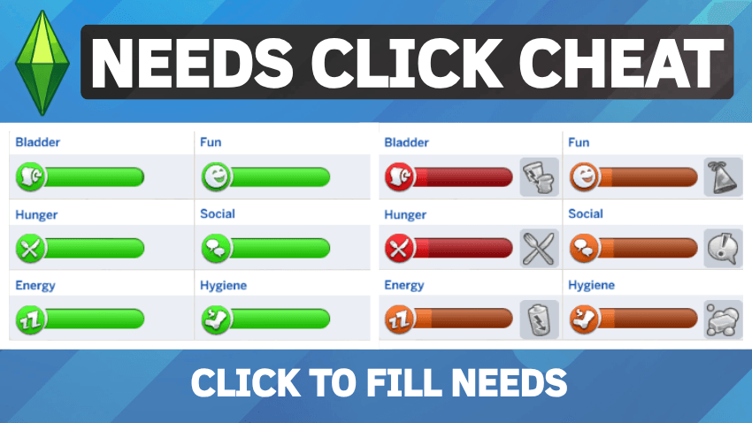 Click to fill needs