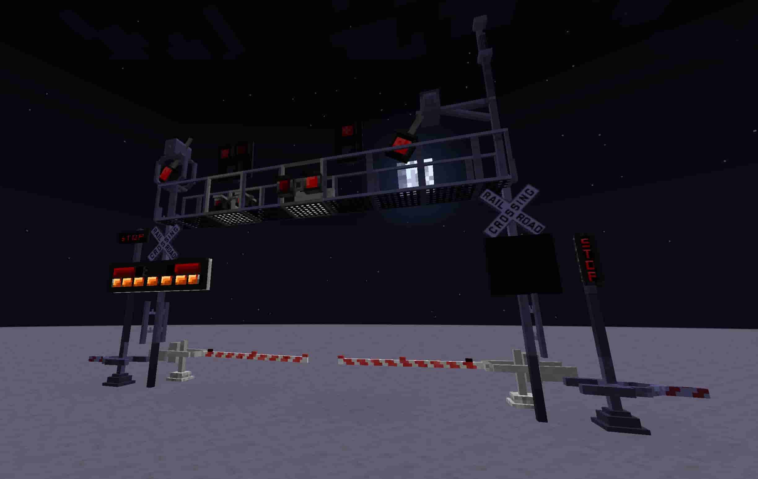 Thumbnail A complex railroad crossing setup using a controller with linked components