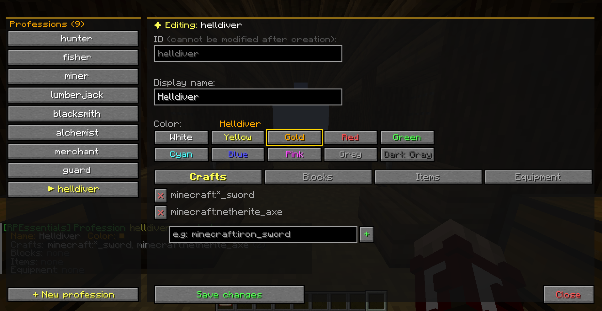 Thumbnail Here is the screen where you can setup jobs (add, edit, delete them), modify the restrictions, and many other things!