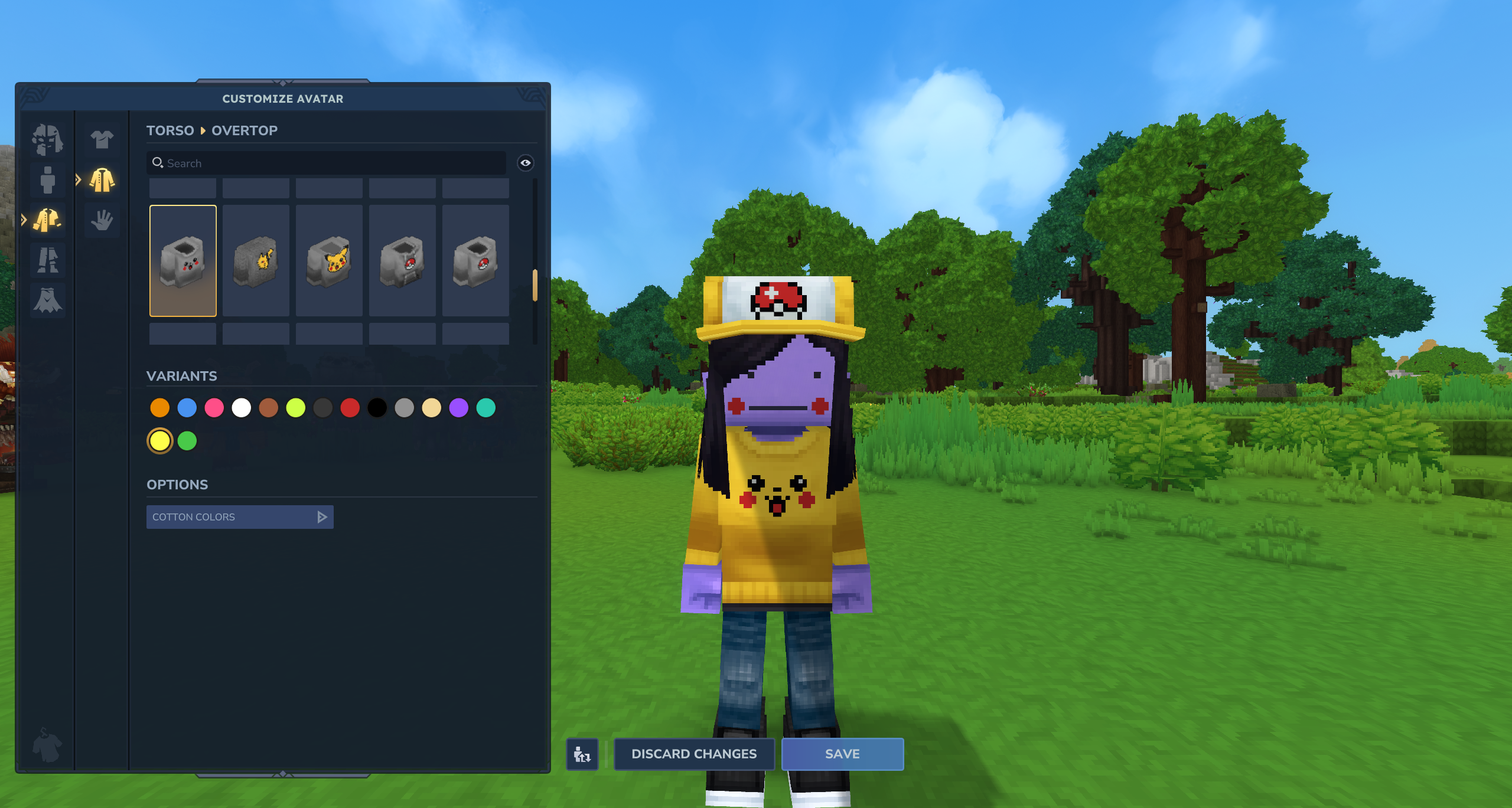 Pikachu Face Sweat Shirt