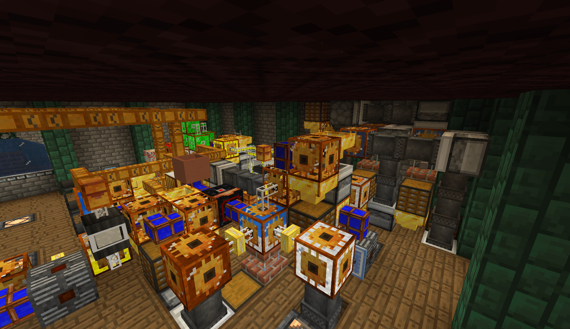 Thumbnail This cramped alchemy lab is cooking up a variety of metals, gems, and concentrated acids