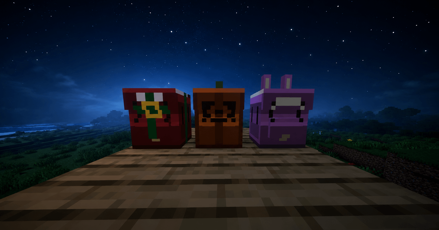 Seasonal backpacks every Christmas, Halloween, and Easter!
