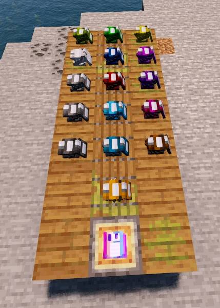 All stack types in all colors! (Plus a secret item)
