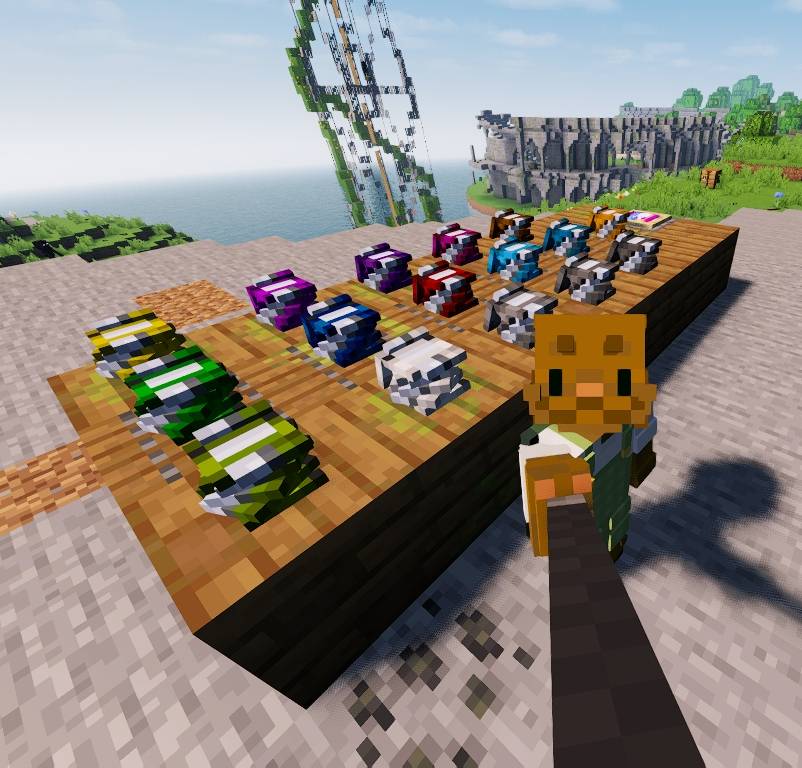 All 16 colors to pick from! Each with their own unique UI's