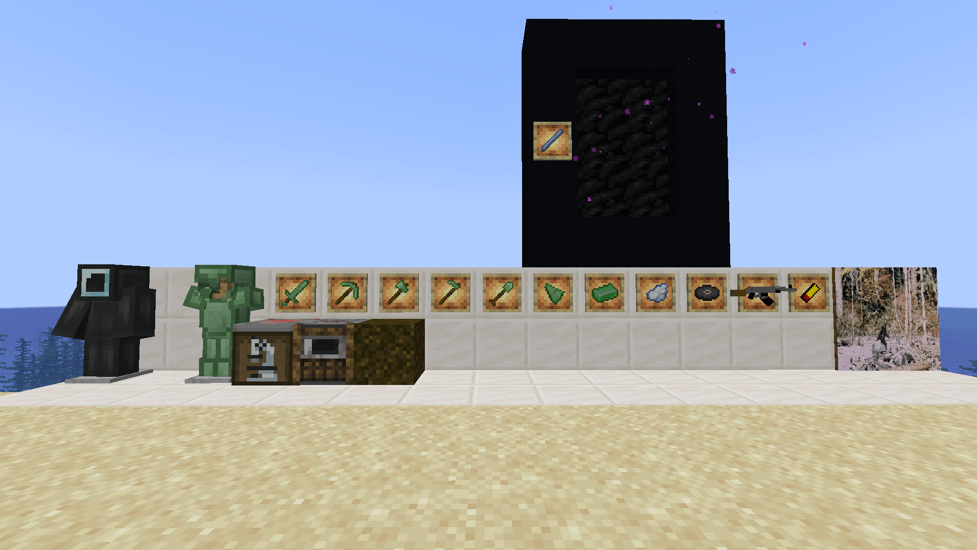 Thumbnail All of the blocks, items, and suits of armor