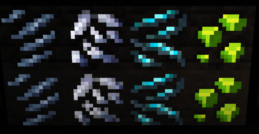 Create Nuclear lead, nitrate, thorium and uranium ores glowing in the dark