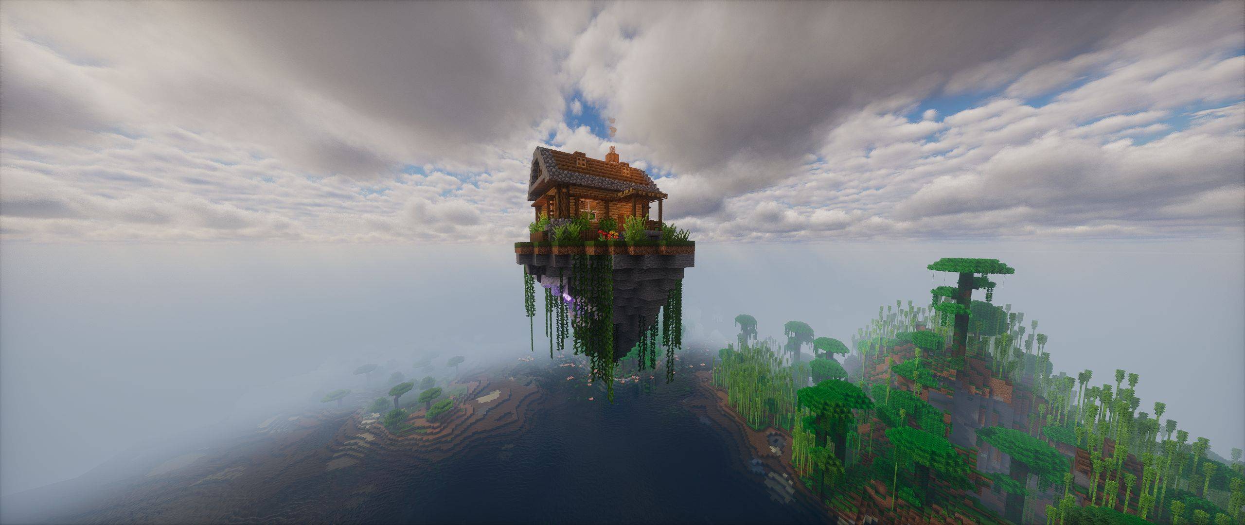 Custom Structure Generation - "Floating House"
