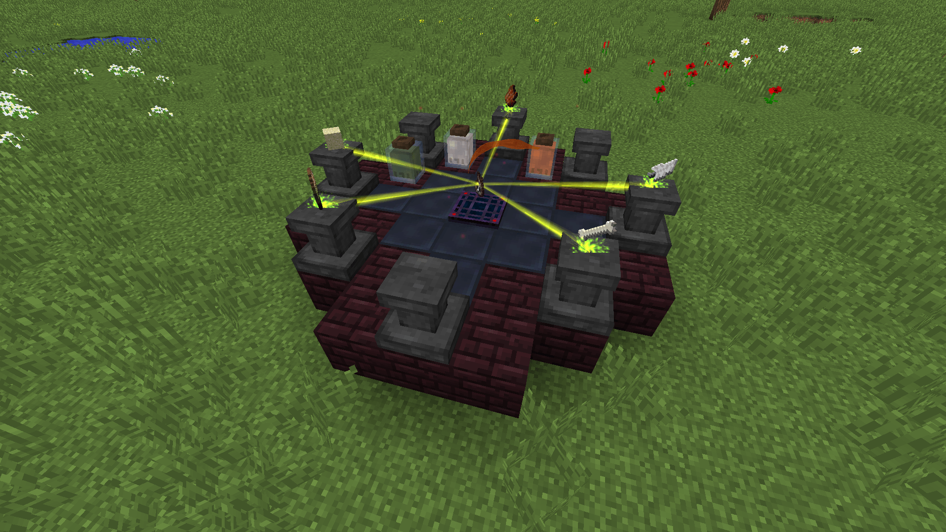 Thumbnail An activated Necromancy Altar in progress of summoning a Husk.