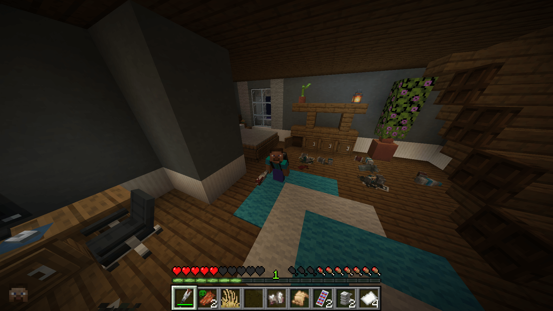 Looting a abandoned house.