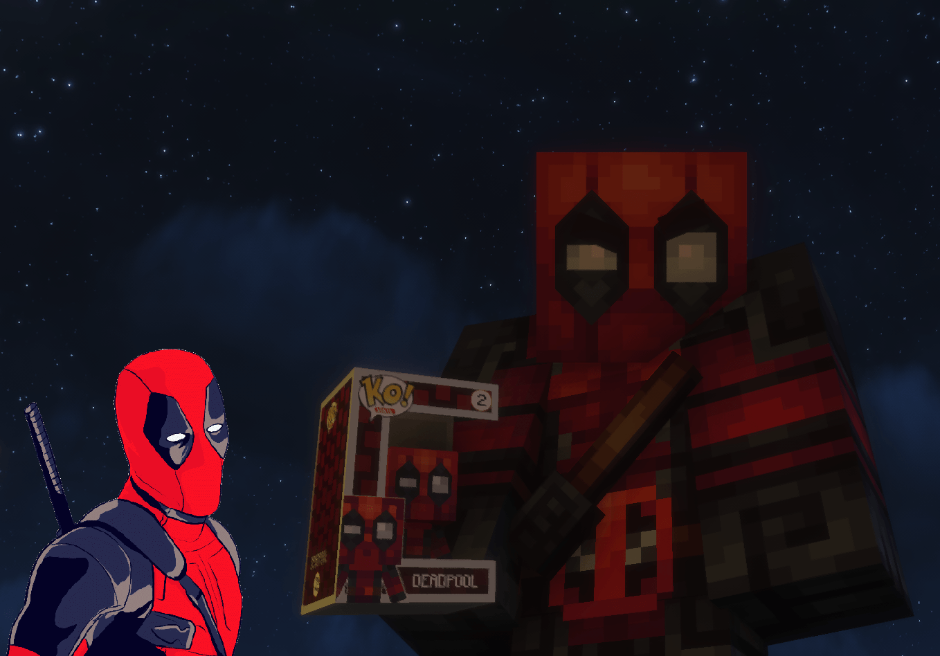 Dead Pool breaking the 4th Wall talking to you