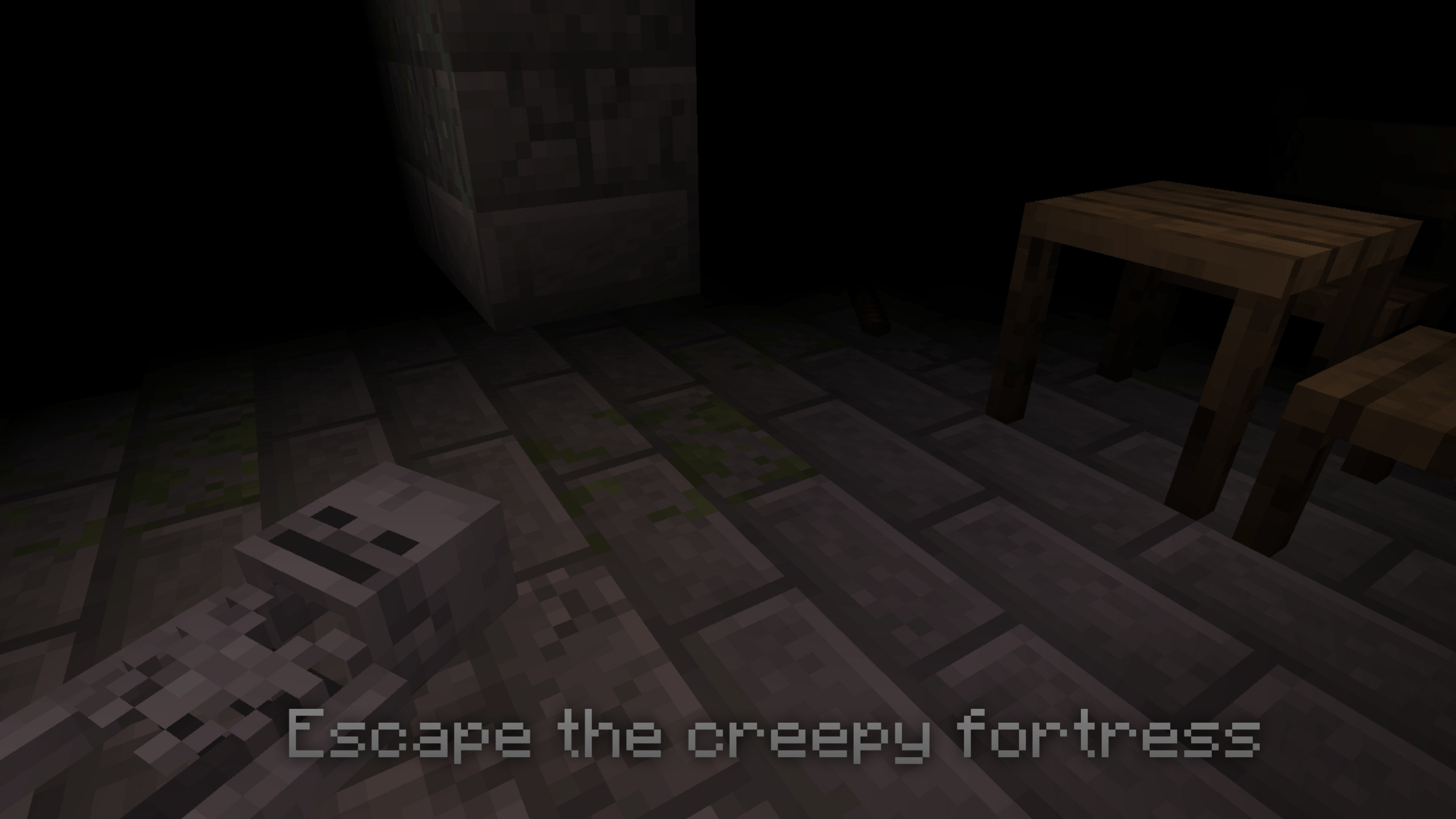 Escape from the creepy fortress