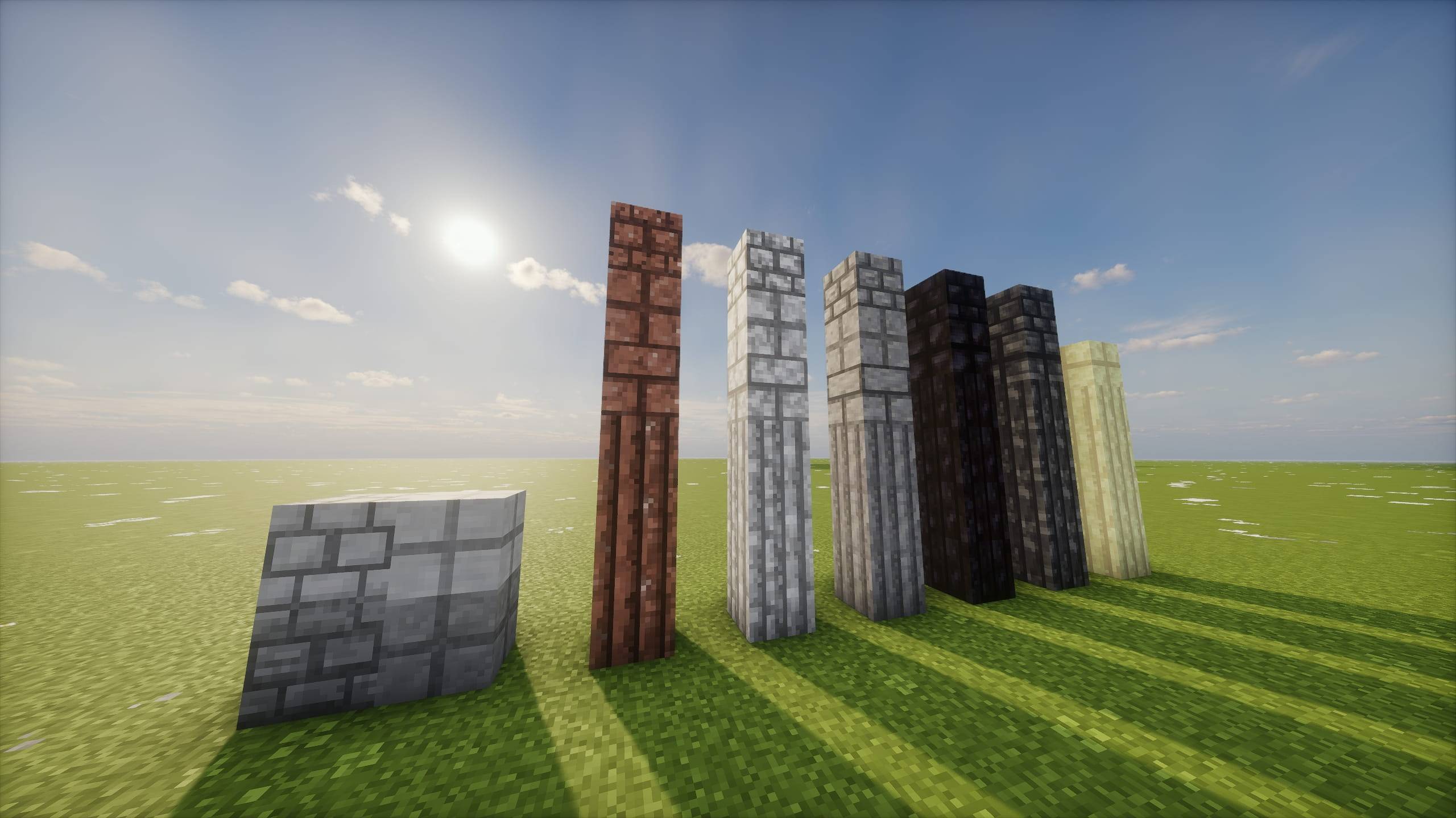 Filling in the gaps of Vanilla Minecraft's block palette (craft in stonecutter)