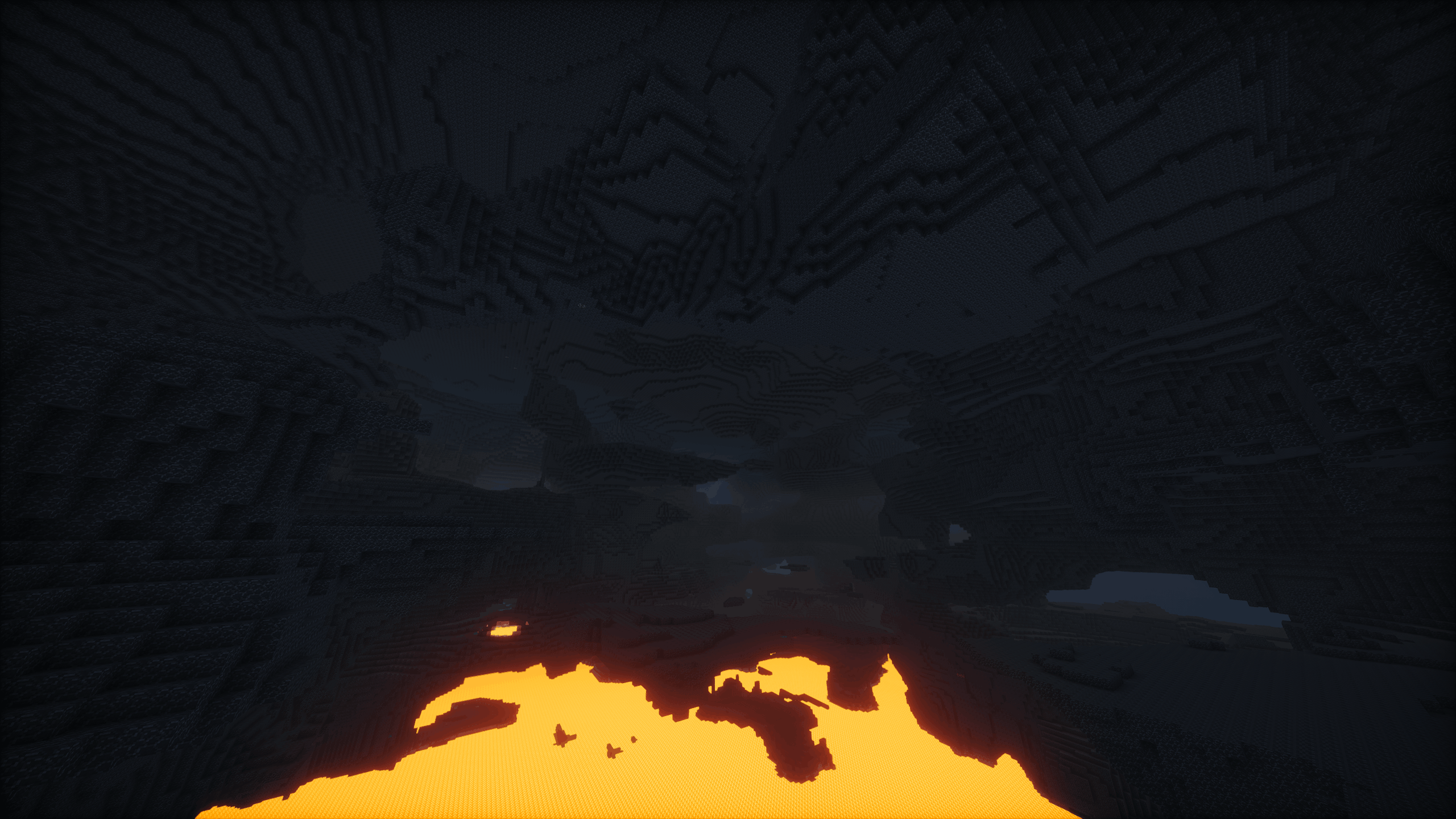 The dimension below bedrock (shift on bedrock for 5 seconds)