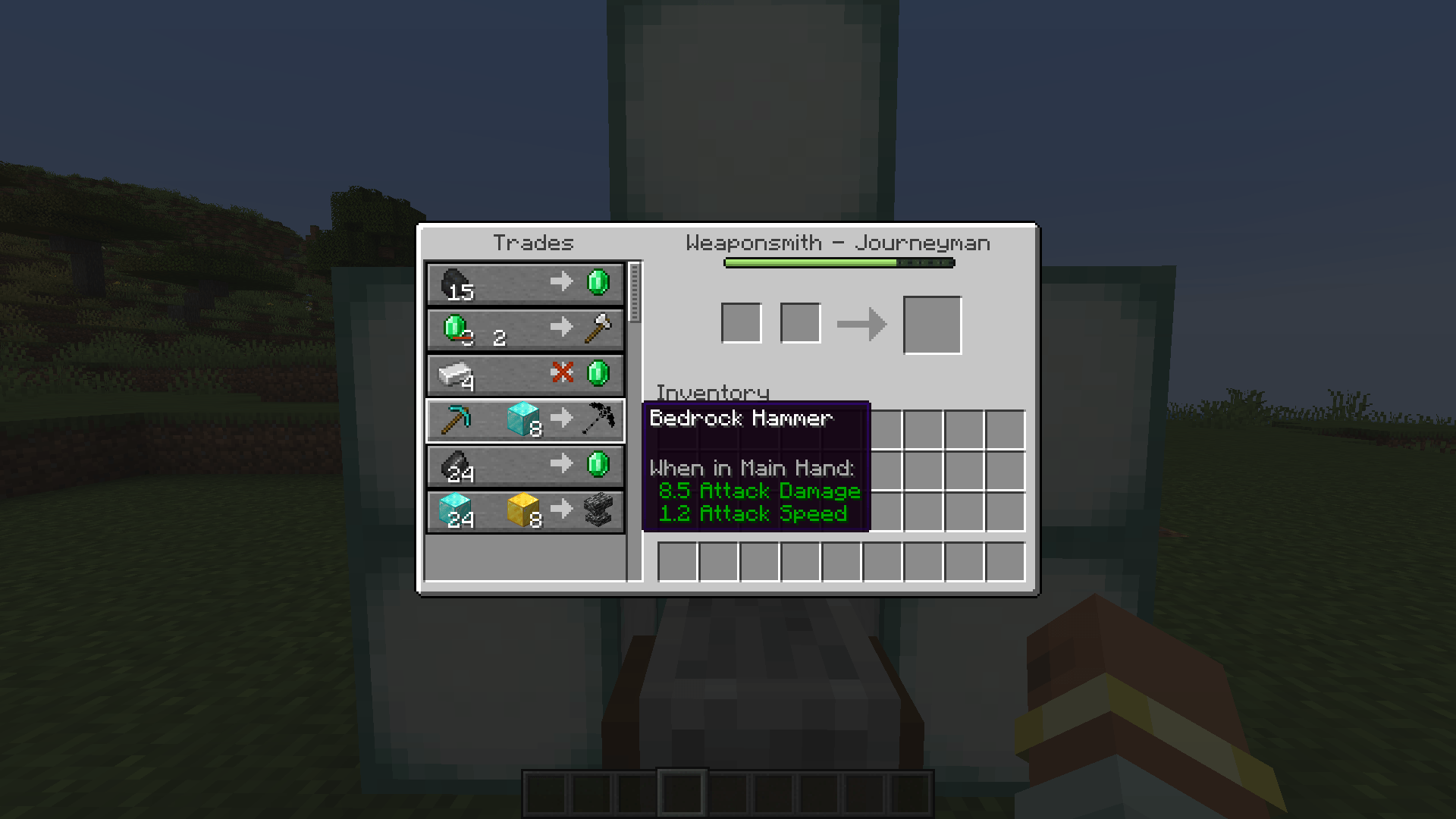 Bedrock Hammer Trade
