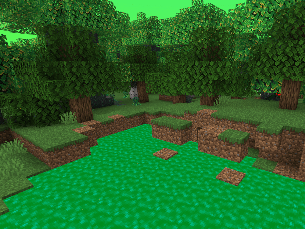Thumbnail Terra Flux pool with a poisonous tree spider in the background