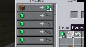 Gun Trades with emerald