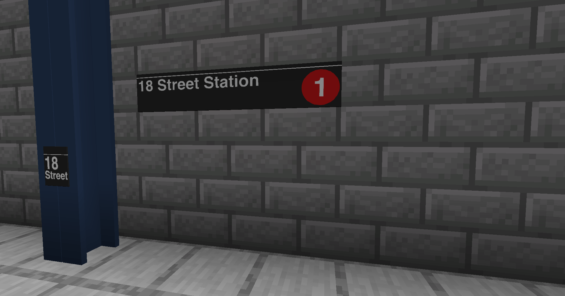 Station Pillar & Signs