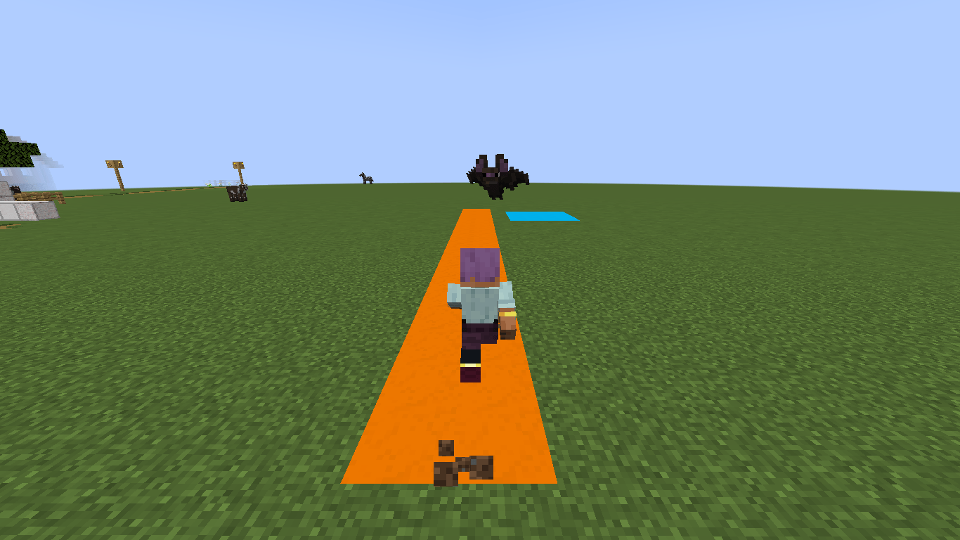 player running on orange gel