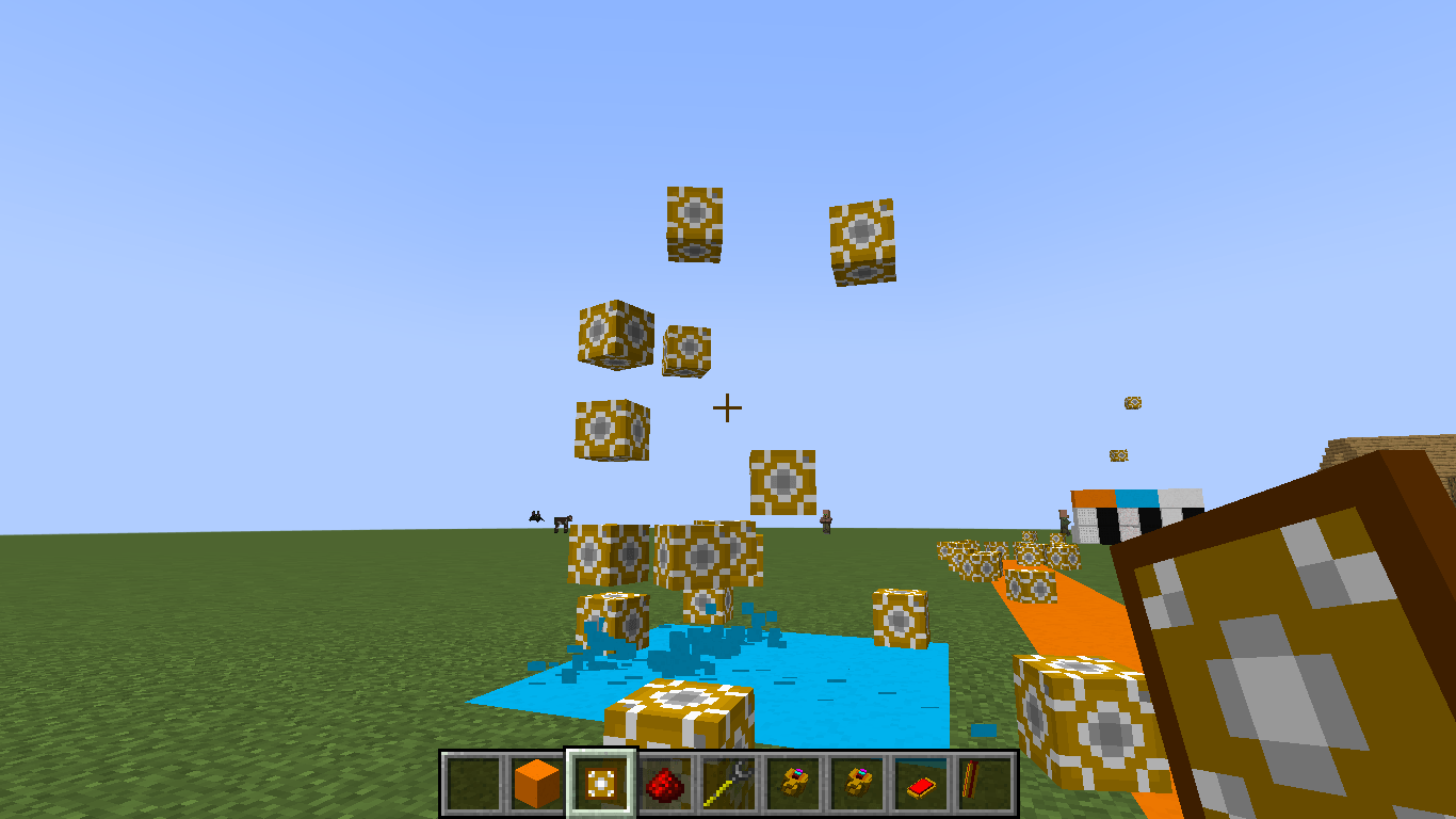 cubes like jump in the gel